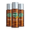 3x Brut Oud Long Lasting Deodorant Body Spray 200ml