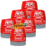 6x Brylcreem Original Light Glossy Hold Hair Styling Cream 250ml With Protein