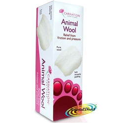 Carnation Animal Wool Soft Foot Padding Friction And Pressure Pain Relief 25g