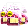 3x Carnation 3 Corn Shields Soft Gel Cushions Foot Corn Pressure Pain Relief