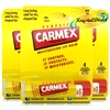 3x Carmex Classic Original Click Stick Ultra Moisturising Dry & Chapped Lip Balm