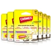 6x Carmex Classic Vanilla Click Stick Ultra Moisturising Dry & Chapped Lip Balm