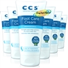 6x CCS Foot Care Cream for Dry Skin & Cracked Heels Foot Cream 175ml