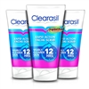 3x Clearasil Ultra Rapid Action DAILY FACE SCRUB 125ml