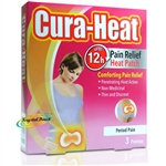 Cura Heat Pads Period Pain 12H Comforting Relief 3 Patches