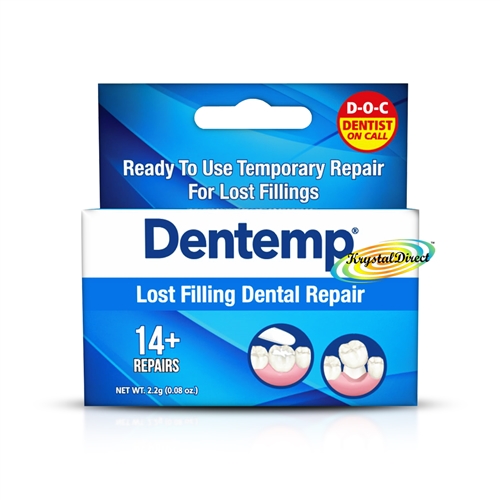 Dentemp Ready To Use Lost Filling & Loose Cap Temporary Dental 14+ Repairs