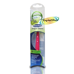 Dentek Tongue Cleaner Scraper Fresh Mint Remove Bad Breath & Bacteria