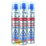 3x Dentiplus Fresh Breath Spray COOLMINT 25ml - Sugar Free