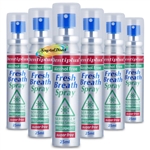 6x Dentiplus Fresh Breath SprayFRESHMINT 25ml - Sugar Free, Alcohol Free