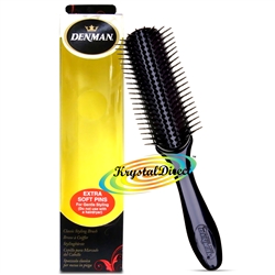 Denman D1 Classic Styling Brush Extra Soft Plastic Pins 8 Row