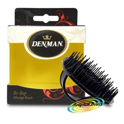 Denman D6 Be-Bop Circular Scalp Massage Extra Soft Plastic Hair Brush
