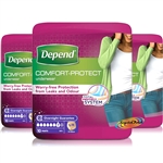 3x Depend Incontinence 10 Pants Women Super S/M Soft Dry-Lock Core