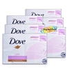 6x Dove Pink Beauty Gentle Moisturising Cream Bar Soap 2x100g