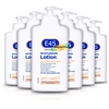 6x E45 Moisturising Pump Body Lotion For Dry & Sensitive Skin 500ml