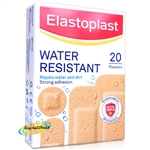 Elastoplast Water Resistant Strong Adhesion Wound Scratches Cut Graze Plaster 20