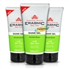 3x Erasmic Smooth Aloe Vera Shave Gel 100ml Low Foaming Unscented