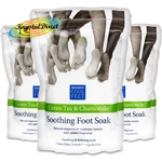 3x Escenti Cool Feet Soothing Foot Soak - Green Tea & Chamomile - 450g