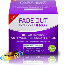 Fade Out Extra Care Brightening Anti Wrinkle Cream SPF 25 - 50ml