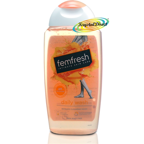 Femfresh Intimate Hygiene Daily Feminine Wash 250ml pH Balanced Soap Free