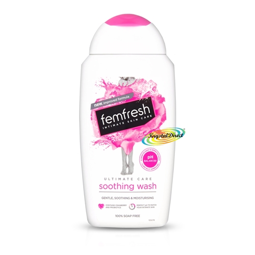 Femfresh Ultimate Care Soothing Intimate Wash 250ml Soap Free pH Balanced