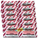 12x Fisherman's Friend Cherry Menthol Sugar Free Lozenges Sweeteners 25g