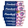 6x Fixodent Plus Food Seal Denture Adhesive Cream 40g With Precision Nozzle