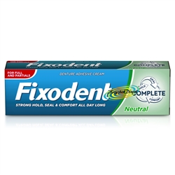 Fixodent Neutral Complete Denture Adhesive Cream 40g Hold Seal & Comfort