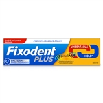 Fixodent Plus Denture Adhesive Cream Unbeatable Best Hold 40g Flavour Free