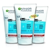 3x Garnier Pure Active 3 in 1 Clay Face Wash Scrub Mask 150ml with Niacinamide