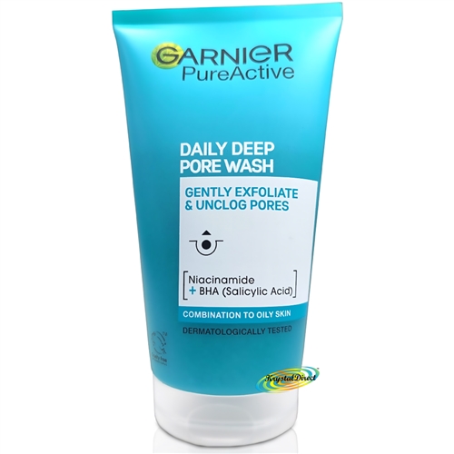 Garnier Pure Active Daily Deep Pore Wash Anti Blemish & Shine 150ml