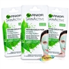 3x Garnier Oily Skin Care Purifying Active Facial Face Mask 8ml Matcha No Paraben