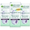 3x Garnier Organic Hyaluronic Acid 2 in 1 Anti Ageing Serum Cream 50ml