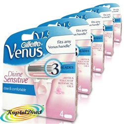 5x Gillette BLADES Venus DIVINE 4's