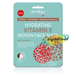 Derma V10 Hydrating Woven Facial Face Mask With Vitamin E & Aloe Vera