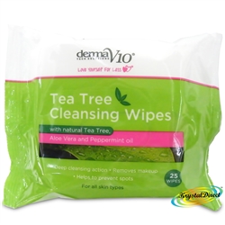 Tea Tree Cleansing 25 Wipes