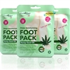 3x Derma V10 Hemp Seed Oil Foot Pack