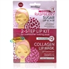 Derma V10 2 Step Kit RASPBERRY Sugar Lip Scrub & Collagen Lip Mask