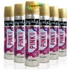 6x Impulse Very Pink Body Fragrance Spray Deodorant 75ml