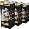 3x Jerome Russell BBlonde Maximum Colour Toner AQUA - Lasts Up To 8 Washes