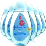 6x Johnsons Baby Bath 300ml pH Balanced Gentle Daily Care For Delicate Skin