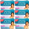 6x Jolen Mild Aloe Vera Facial Cream Creme Bleach Lighten Excess Dark Hair 125ml