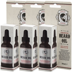 3x Jolly Good Grooming Natural Cedarwood Beard Moustache Oil 30ml