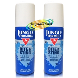 2x Jungle Forumla Bite and Sting Relief Spray 50ml