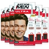6x Just For Men Ultra Easy Comb In Autostop A45 Dark Brown Hair Colour Dye