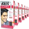 6x Just For Men Ultra Easy Comb In Autostop A55 Real Black Hair Colour Dye