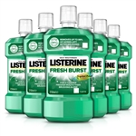 6x Listerine Fresh Burst Antiseptic Anti Bacterial Oral Care Mouthwash 250ml