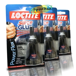 3x Loctite Power Flex Control Gel - Super Glue 3g