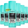 6x Loreal Magic Retouch Black Instant Root Concealer Spray 75ml Temporary Grey Coverage