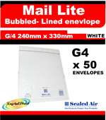 Mail Lite White G/4 240x330mm Box of 50
