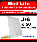 Mail Lite White J/6 300x440mm Box of 50